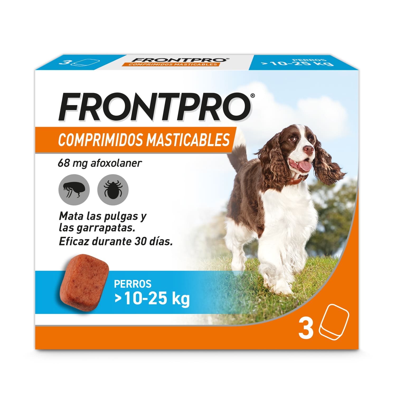 Comprimidos Antiparasitários Mastigáveis para Cães de 10 a 25 kg 3